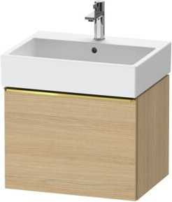 Duravit Waschtischunterschrank D-Neo, beige, glänzend, wandhängend, Breite: 58,4 cm, Tiefe: 44,0 cm - Bild 1