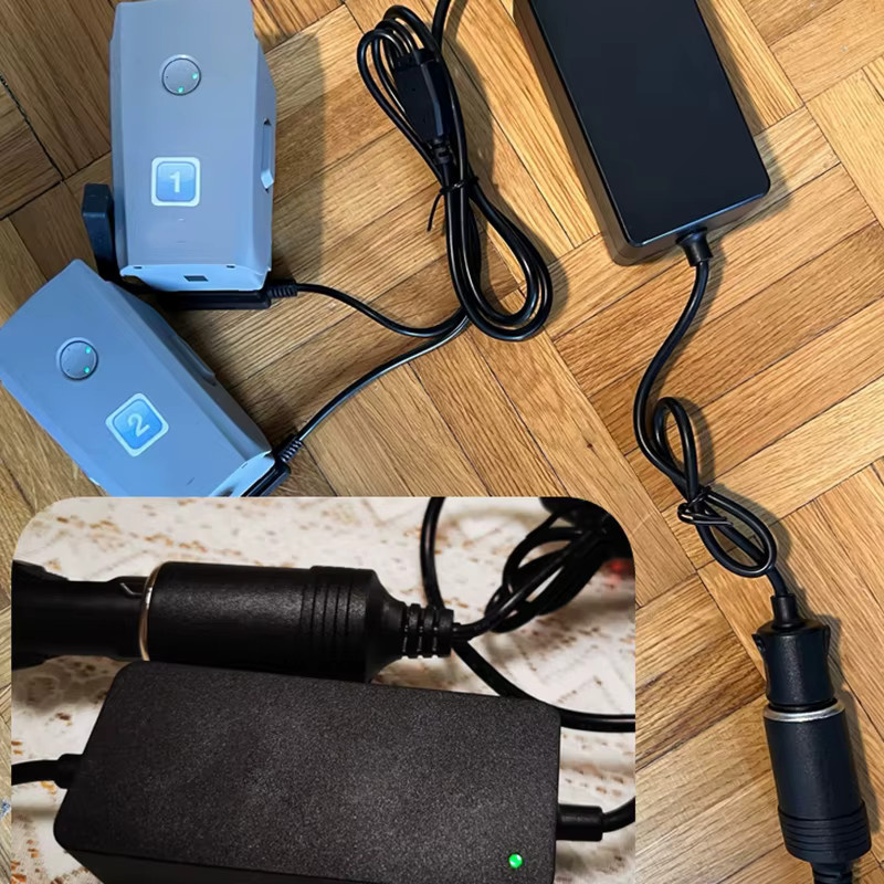 USB C PD auf 12 V 60W Auto-Zigarettenanzünder-Buchse Konverterkabel in Schwarz für GPS und DVR Geräte - Bild 2