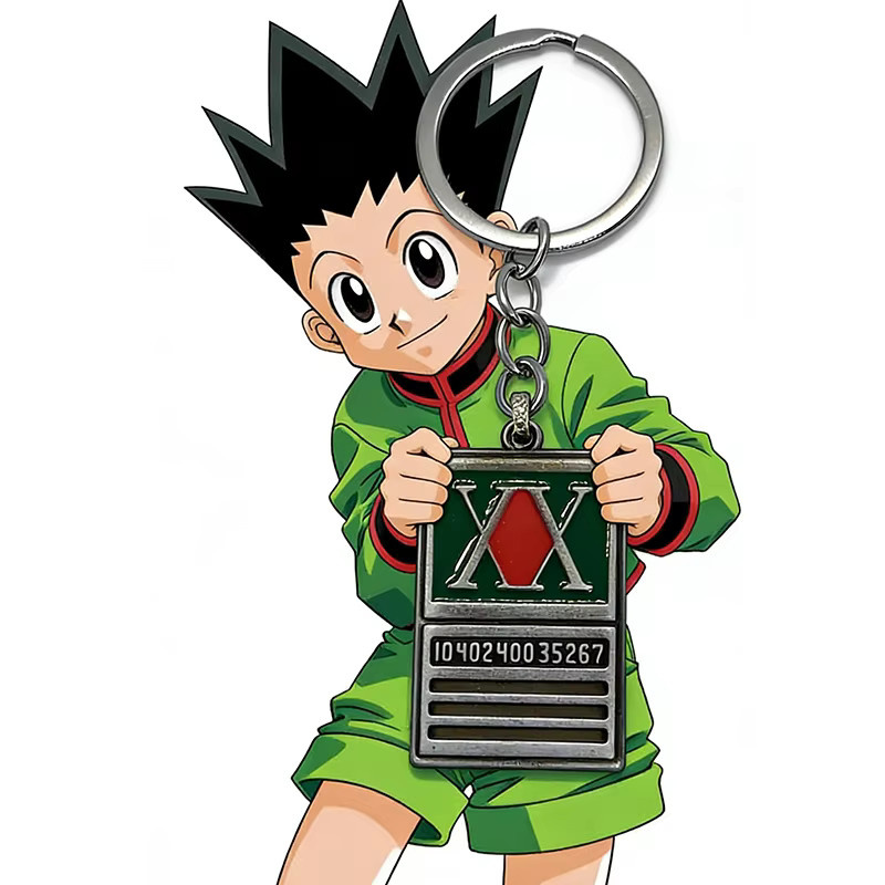 Hunter x Hunter Anime GON FREECSS Metallkarte Schlüsselanhänger - Bild 3