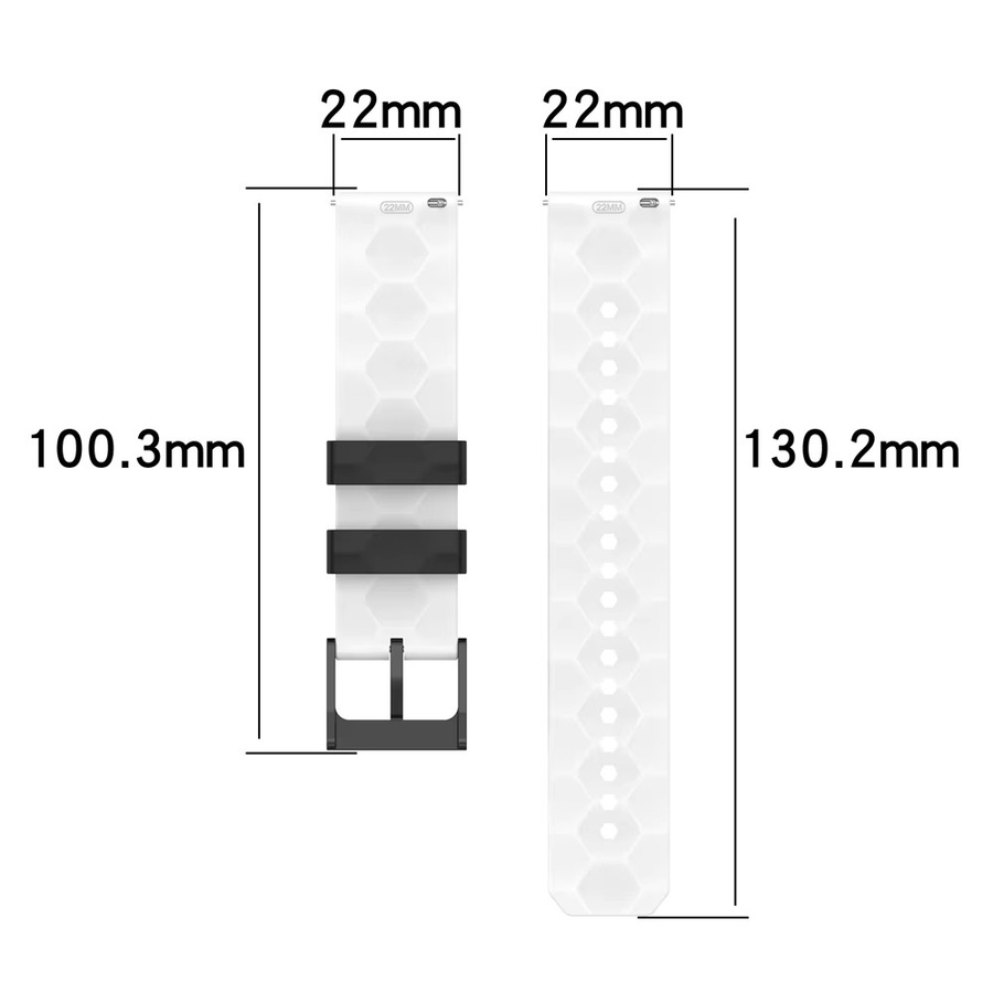 Uhrenarmband Silikon, 22 mm, Unisex - Bild 3