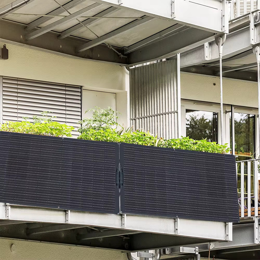 xinpuguang Flexibles Monokristallines Solarpanel 12V Ladegerät in Schwarz für Camper, Yacht und RV - Bild 4