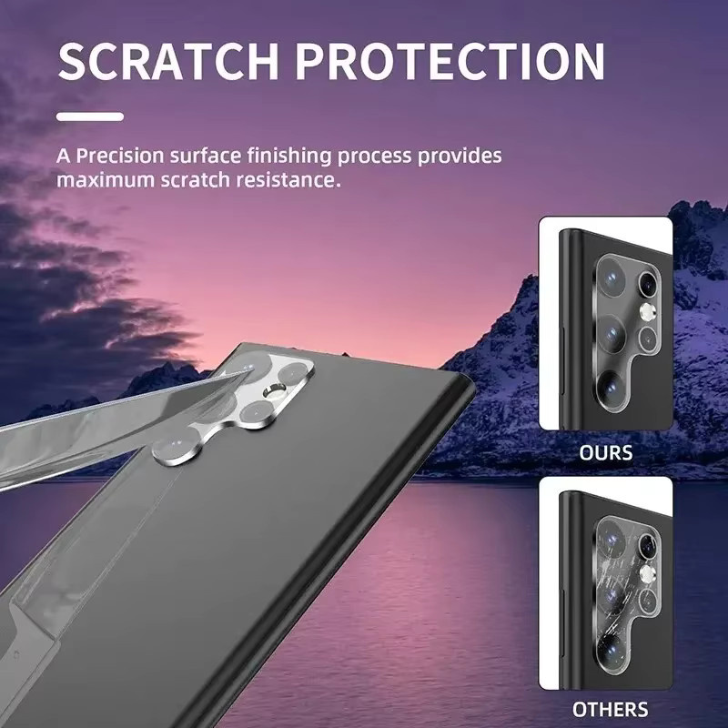 9H HD gehärtetes Glas Kameraobjektivschutz für Samsung Galaxy S26 S25 Edge S24 S23 FE Plus Ultra, transparent - Bild 5