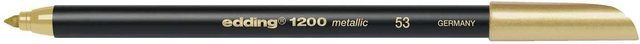 Edding 1200 Metallic Colour Pen Gold Permanent Marker mit Bullet Spitze - Bild 1