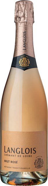 Langlois-Château Crémant de Loire Brut Rosé, Cabernet Franc & Pinot Noir, Frankreich, 0,75 l - Bild 1