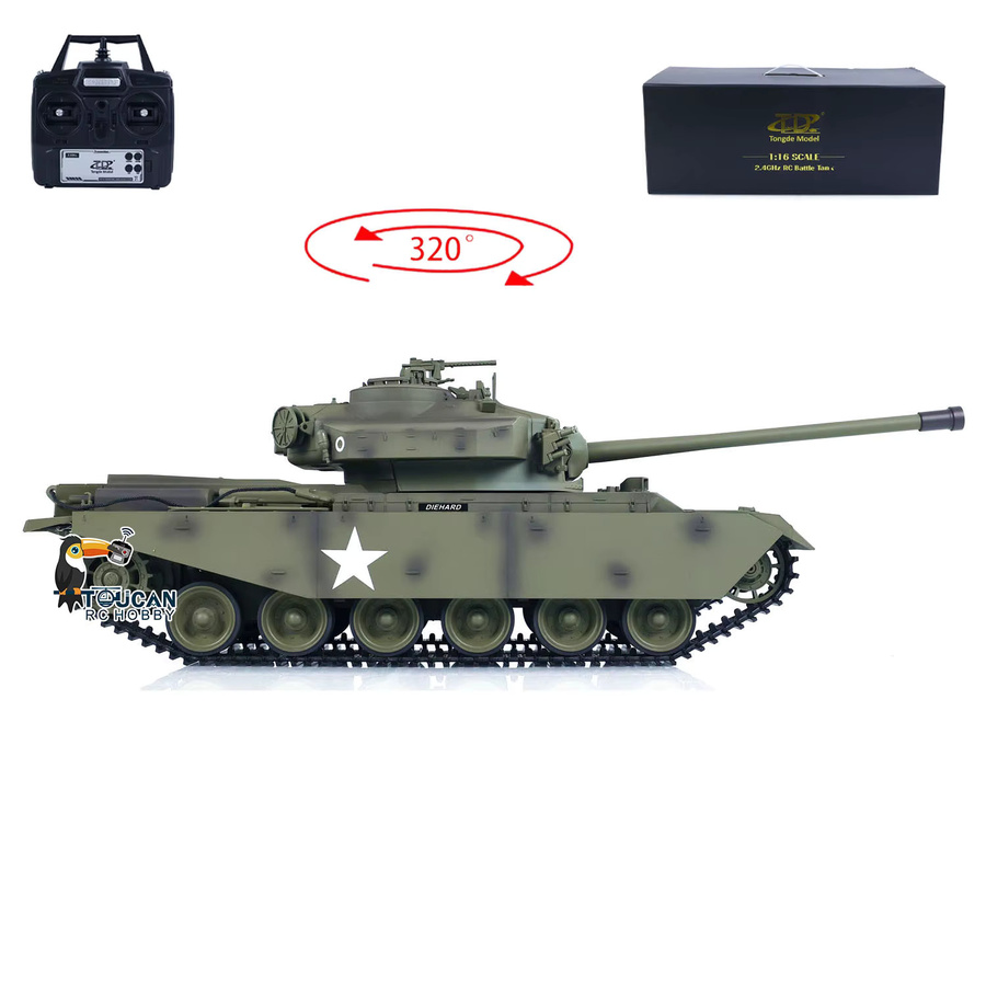 Tongde Panzer Centurion MK5, RC Infrarot-Kampfsystem, 1:16, Elektrisch - Bild 2