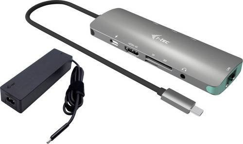 i-tec USB-C Dockingstation C31NANOLANPD100 Metal Nano mit 4K UHD, Ethernet/LAN, HDMI und USB-A in Grau - Bild 2
