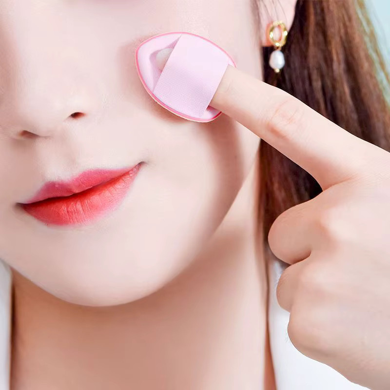 Pink Elf Mini Finger Puff, Puder Schwamm, White, Unisex - Bild 2
