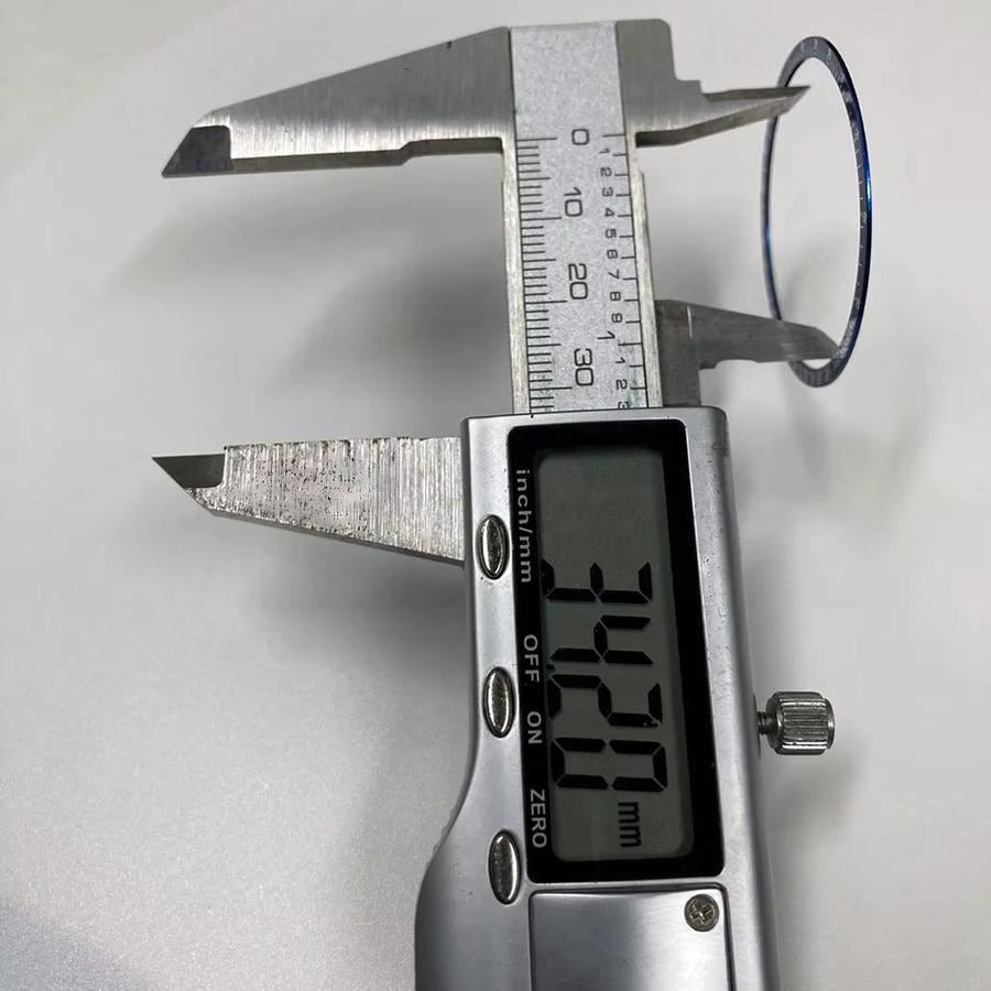 OUMASHI Lünetteneinsatz Aluminium, 38,5 mm * 34,2 mm, Uhrenzubehör - Bild 2