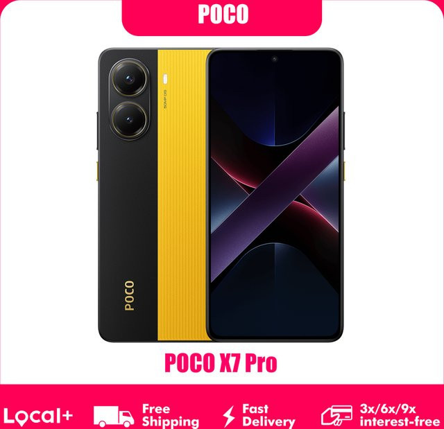 Xiaomi POCO X7 Pro 5G Smartphone Black mit 512 GB Speicher, 12 GB RAM, Dimensity 8400-Ultra, 6,67 Zoll 120Hz Display und NFC - Bild 1