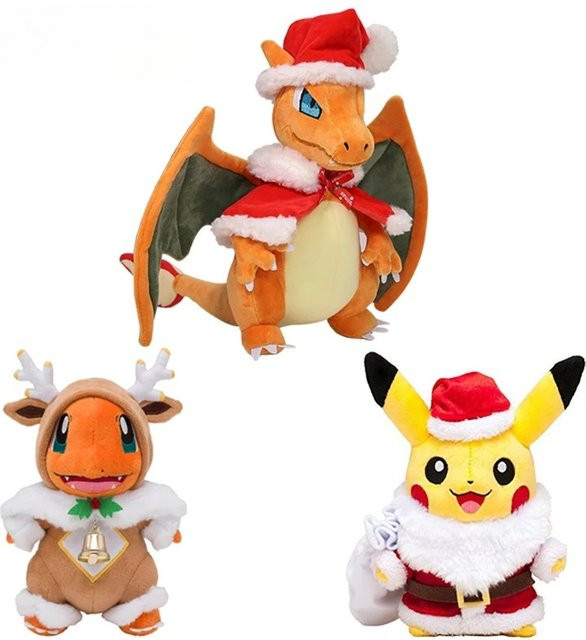 Bandai Pokémon Charizard Charmander, Weihnachts-Plüschtiere, 30cm - Bild 1