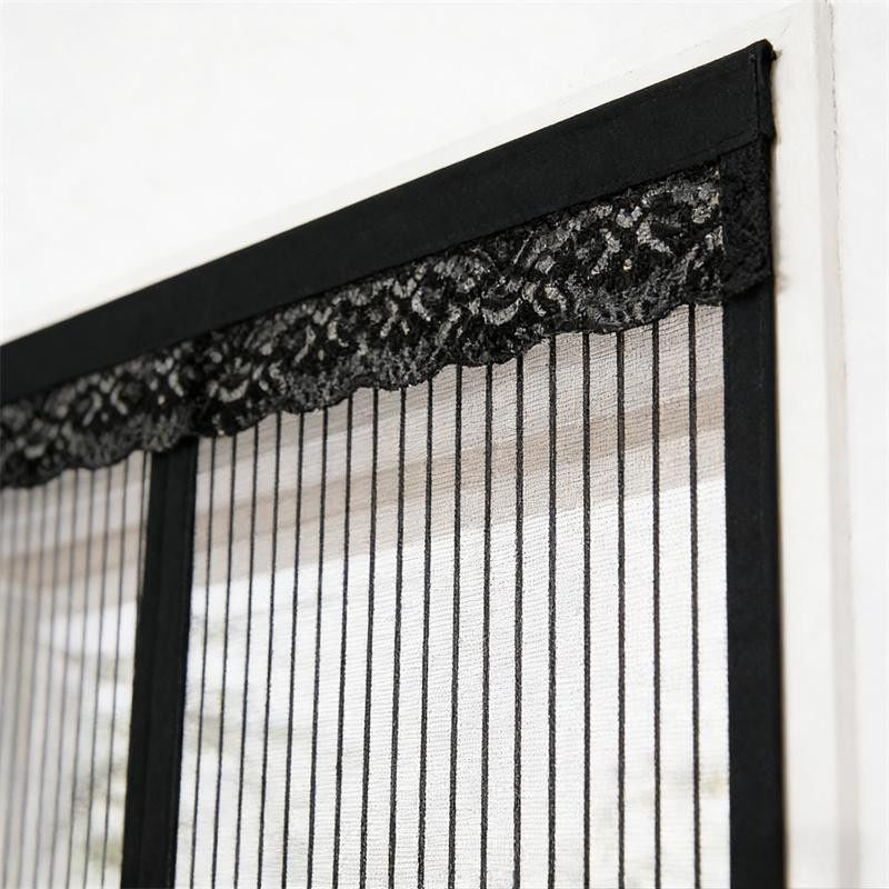 Magnetisches Fliegengitter für Türen und Fenster von Sufdarj Home Textiles in Kaffeebraun, Breite: 90 cm, Höhe: 240 cm - Bild 2