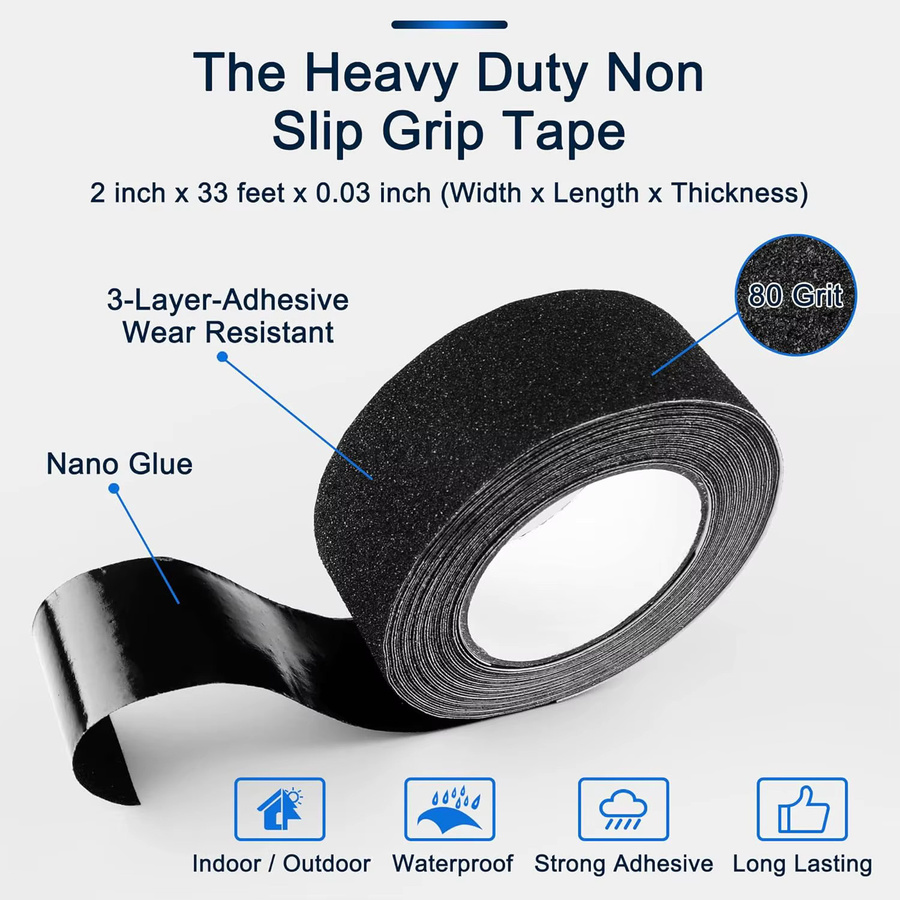 SCESSPACK Anti-Rutsch-Klebeband Transparent Weich für Wanne, Boot und Treppen - Bild 2