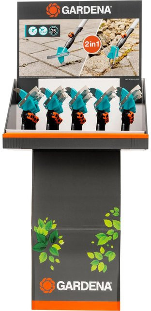 Gardena Combisystem 2in1 Fugenkratzer aus Edelstahl in Grau-Blau - Bild 2