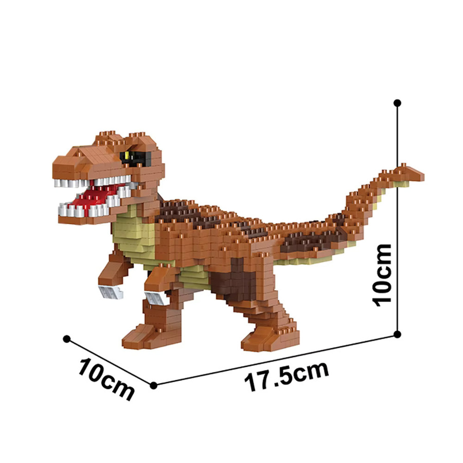 Doubuilt T-Rex Dinosaurier-Modell, Mikro-Bausteine, Konstruktionsset - Bild 3