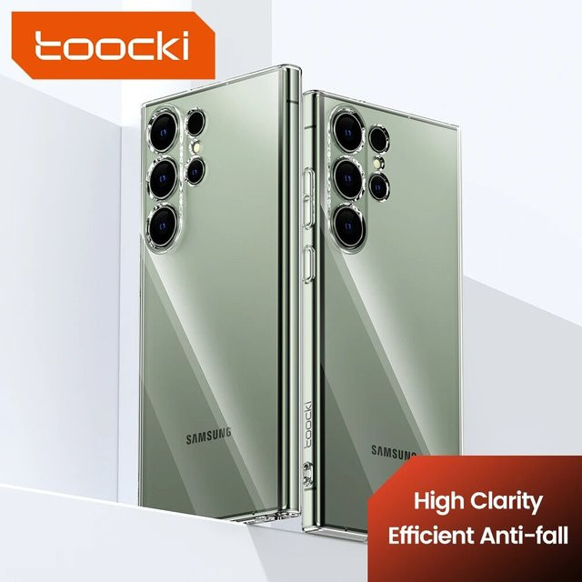 Toocki Transparente TPU Schutzhülle für Samsung Galaxy S21 Ultra S22 S23 S24 Series - Bild 1
