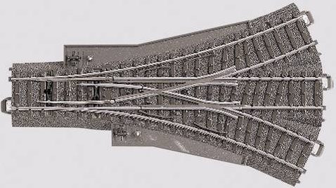 Märklin C-Gleis 24630 Dreiwegweiche, 1-teiliges Set - Bild 1