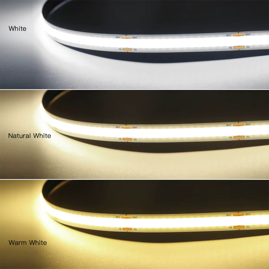 MALITAI LED Make-up Spiegel Licht Streifen mit USB 5V, Weiß, mit Touch-Schalter und Vibrationssensor - Bild 6