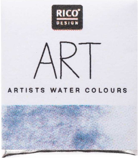 Rico Design ART Künstler Aquarellfarbe halbes Näpfchen in Zementgrau - Bild 1