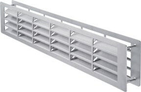 HOJU Badezimmer Lüftungsgitter aus Aluminium in Weiß, B: 45,7 cm, H: 9,2 cm - Bild 1