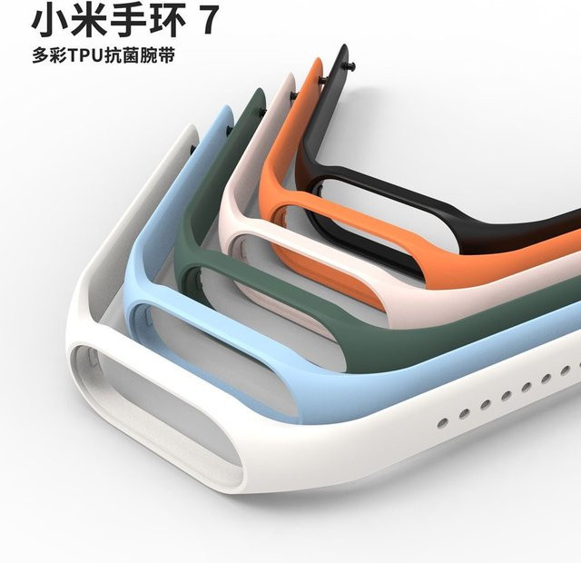 Xiaomi Uhrenarmband Silikon, Mi Band 7 6 5 4 3 - Bild 1