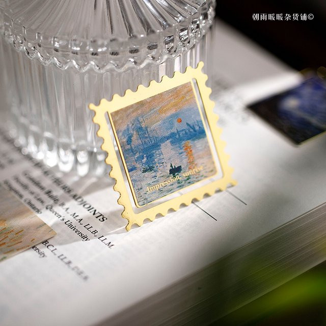 Chaoyu Künstlerisches Metall-Lesezeichen mit Van Gogh und Monet Motiven in Multicolour - Bild 1