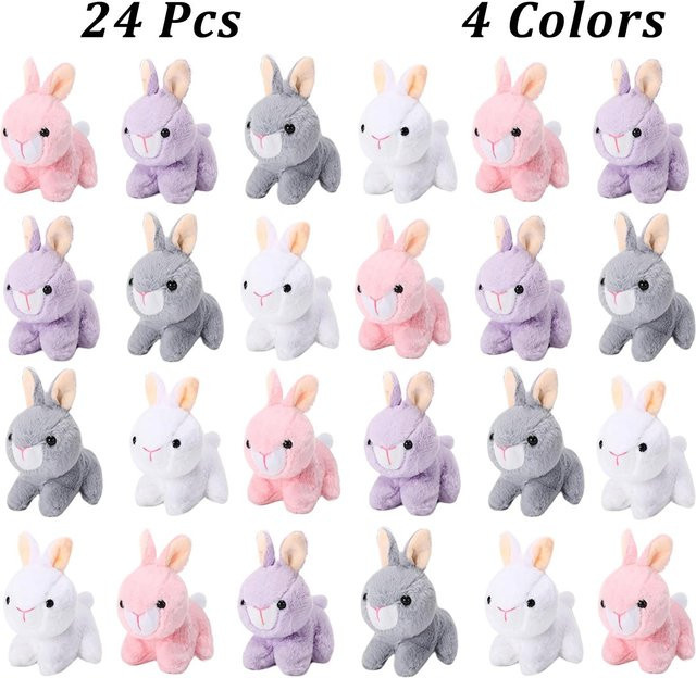Linyi toy Osterhase Plüschtier, Kaninchen, bunt, ab 14 Jahren - Bild 1