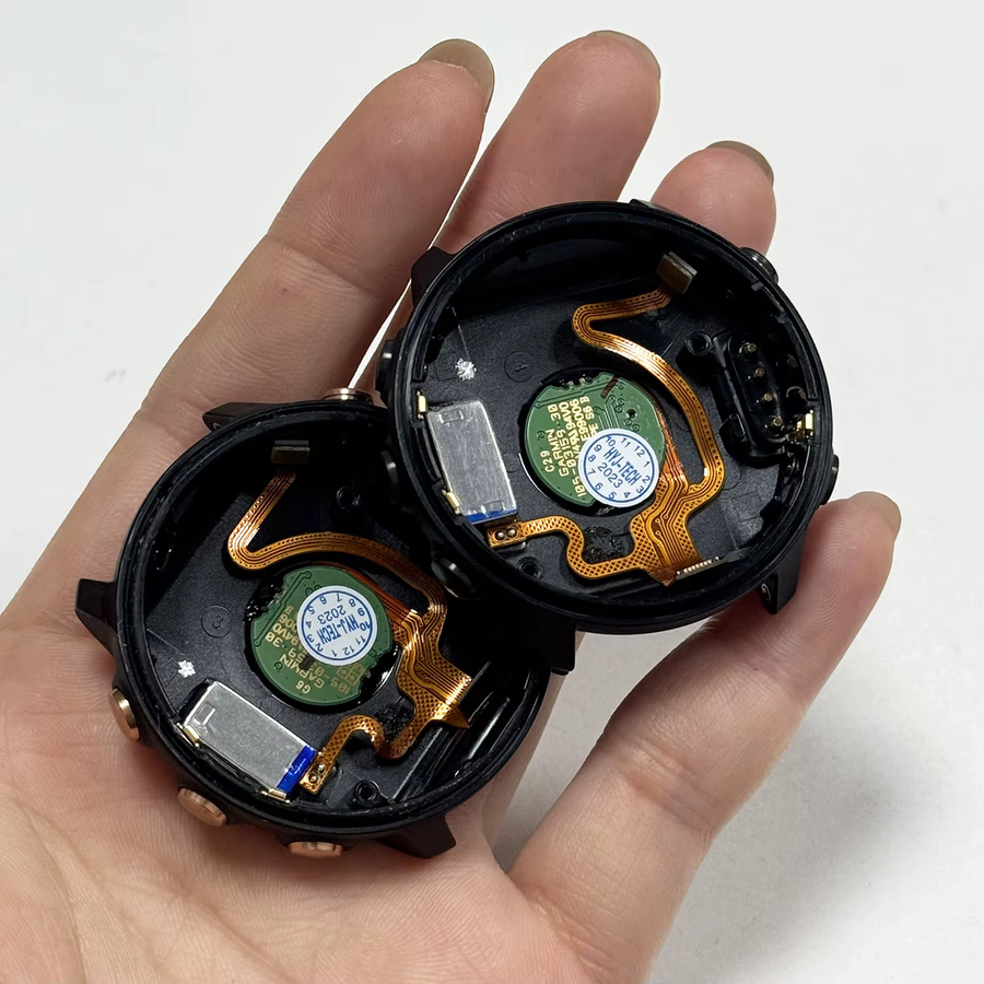 Hryuejro Rückabdeckung mit Herzfrequenzsensor für Garmin Forerunner 645 Music in Schwarz zur Reparatur der Gehäuseschale - Bild 4