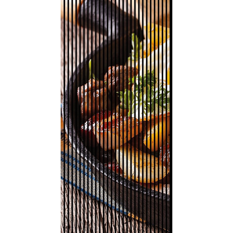 FN Acustico Akustikplatte Gröstl 1 in Multicolour aus PET und MDF, B/T/H: 113,3 x 19,0 x 240,0 cm - Bild 1