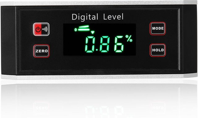Kkmoon Digitaler Winkelmesser Schwarz, Tragbarer Hochpräziser Winkelsucher mit IP54 Wasserschutz und Staubschutz - Bild 1