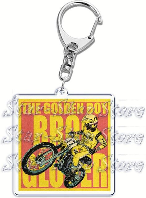 CHIC STUDIO Schlüsselanhänger, Motorrad Biker, Yellow, Unisex - Bild 1