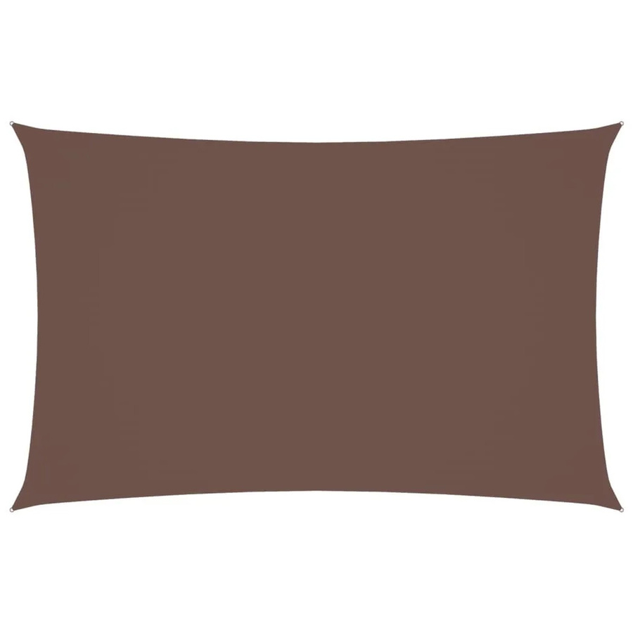 Furnicato Sonnensegel aus PU-beschichtetem Oxford-Gewebe, rechteckig, Braun, B: 25 m, T: 5 m - Bild 2