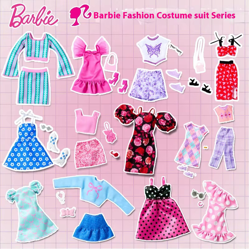 Barbie Authentische Puppe, Mode Kleidung Set, Zubehör - Bild 1
