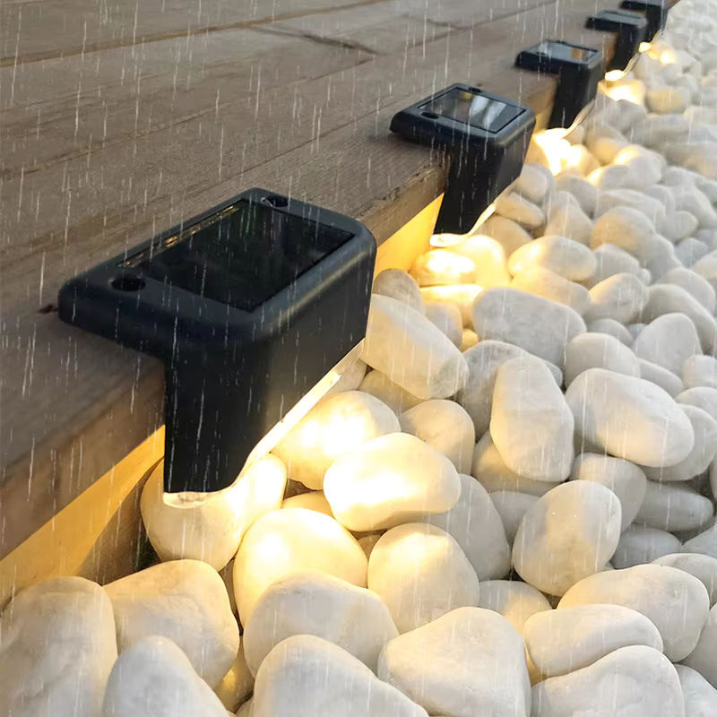OKAL RED EAST LED Solar Treppenlicht wasserdicht für Garten Terrasse und Hof in Schwarz mit warmweißem Licht - Bild 5