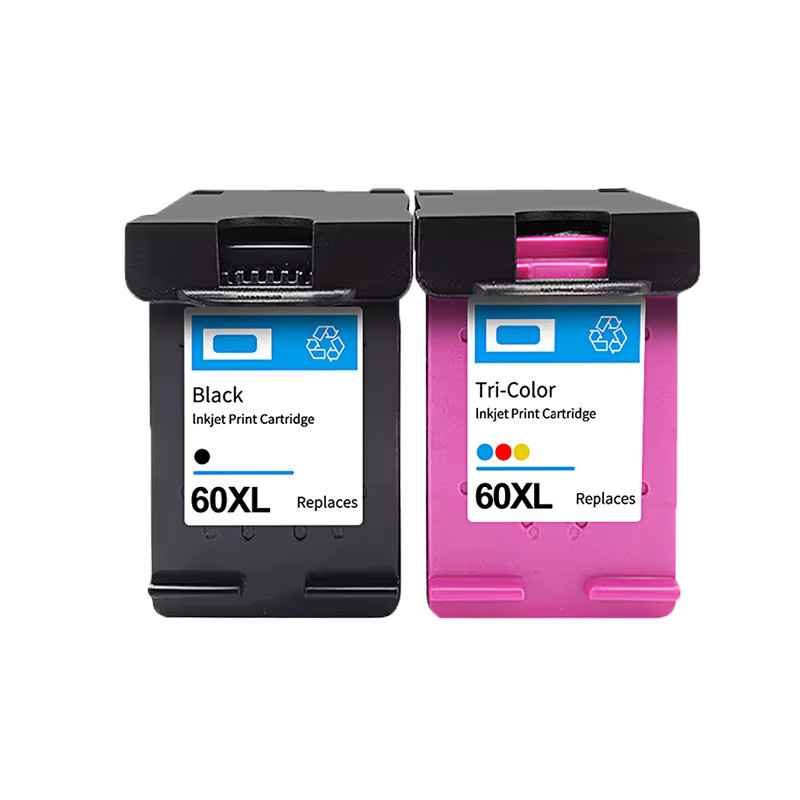 HP 60 60XL Tintenpatronen Set Schwarz und Multicolor, refurbished, für HP Inkjet Drucker D110 D2680 D1660 D2500 D2600 D2530 D2545 D5560 F2400 F4200 F4400 F2430 F4224 - Bild 2