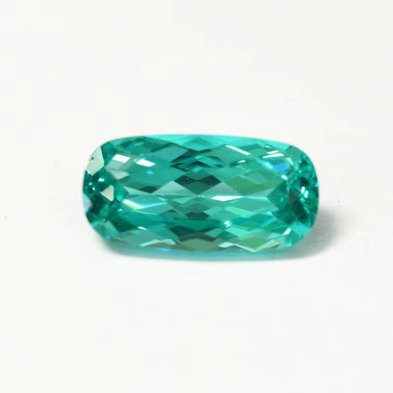 Paraiba Yttrium Aluminium Granat, Lab Diamonds, L-Cushion Cut, lose Edelsteine - Bild 3
