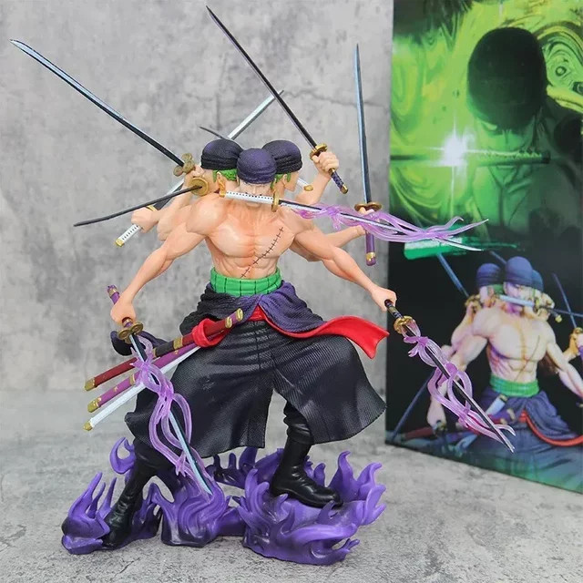 Bandai One Piece Roronoa Zoro Actionfigur, 30 cm, Bunt / Mehrfarbig - Bild 1
