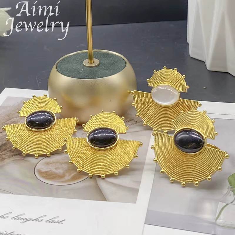 HIPUNK Schmuckset, 18K vergoldetes Messing, Gold, Damen - Bild 2