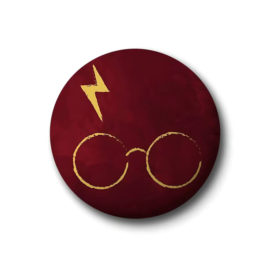 Harry Potter Abzeichen, Cartoon Runde Brosche, Acryl, Pins - Bild 6