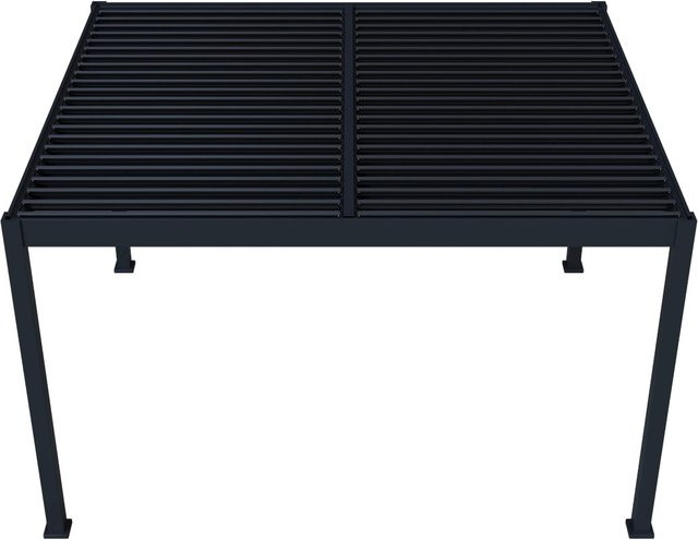 Paragon Outdoor Pergola Grand Tuscan 1214 mit Lamellendach aus Aluminium in Anthrazit B/T/H: 370 x 433 x 256 cm - Bild 2