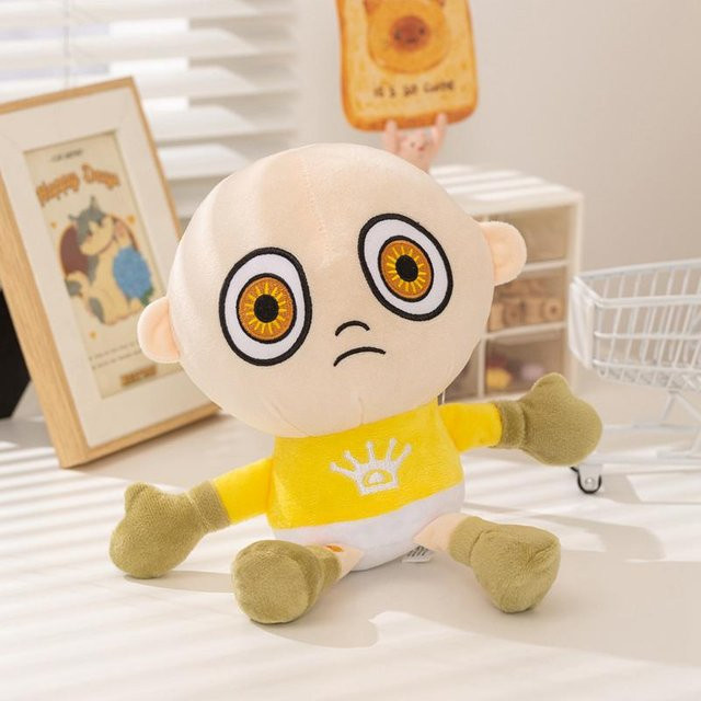 Yiran toy Das Baby in Gelb, Plüschtier, 20cm, ab 18 Jahren - Bild 1