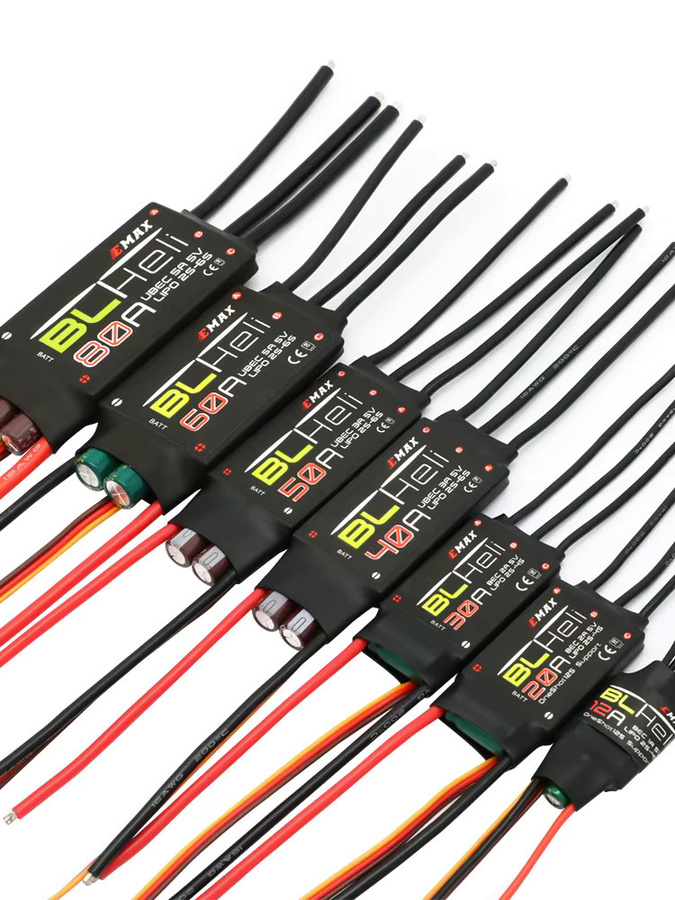 EMAX BLHeli ESC Regler für RC Multirotor, FPV Racing Drohnen und Starrflügler in Schwarz - Bild 5