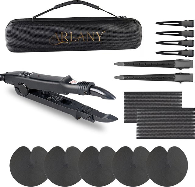 ARLANY Haarverlängerungs-Eisen-Set, einstellbare Temperatur, Unisex - Bild 1