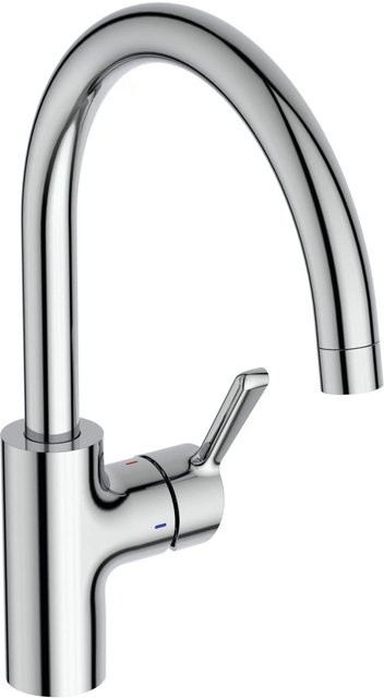 Ideal Standard Alero Küchenarmatur in L-Form mit schwenkbarem Auslauf und Safety-Stop in Chrom - Bild 1