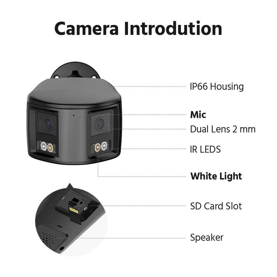 ANNKE 8MP Videoüberwachungs-Kit mit 8-Kanal NVR und schwarzen IP67 Außenkameras, Dual-Objektiv, 4K Auflösung, intelligente Farbnachtsicht, aktive Abschreckung und Zwei-Wege-Audio - Bild 6