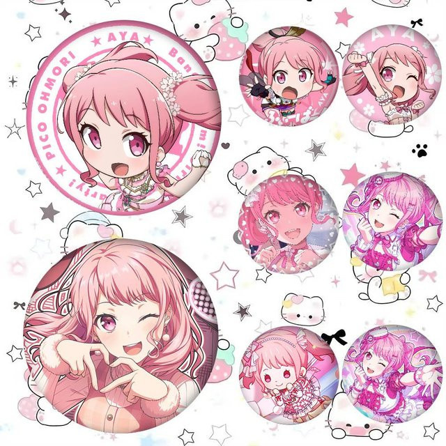 Kayou Anstecknadel BanG Dream Aya Maruyama, Metall, Kinder - Bild 1
