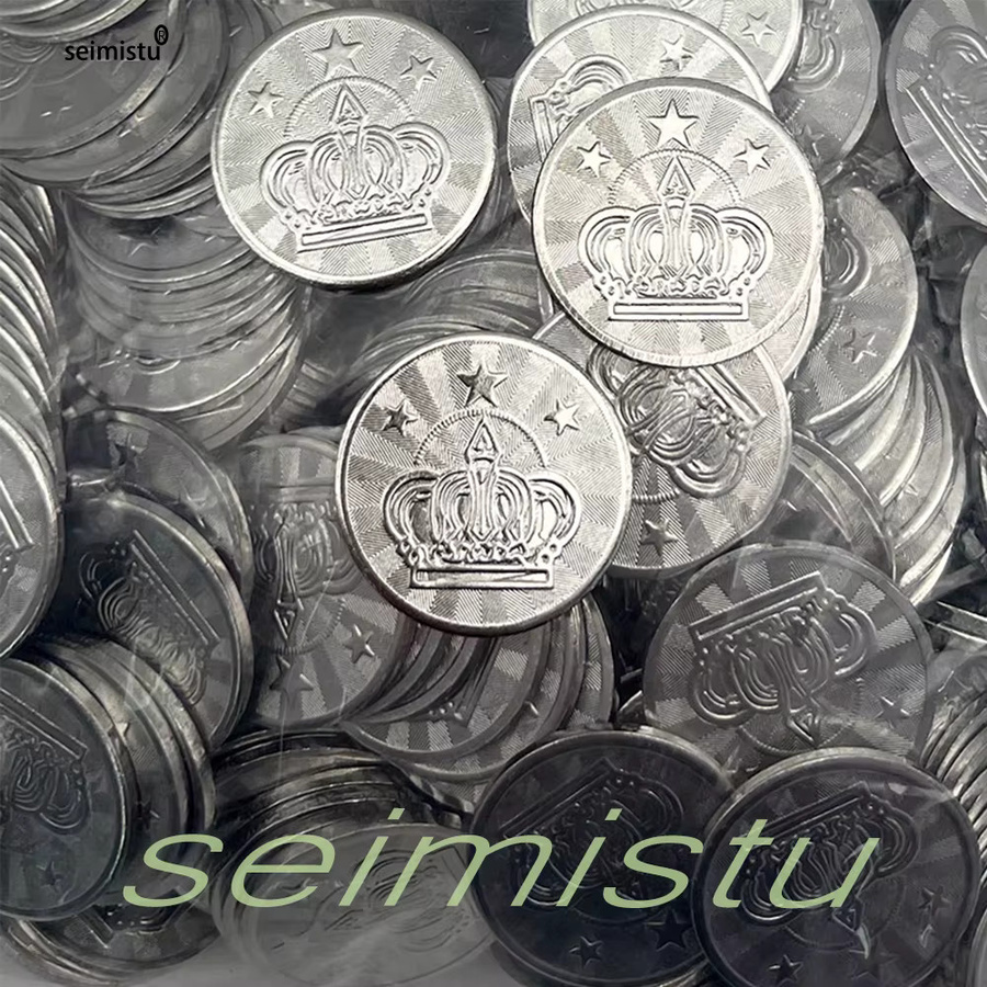 seimistu Arcade Tokens, Crown Design, 100-teiliges Set - Bild 5