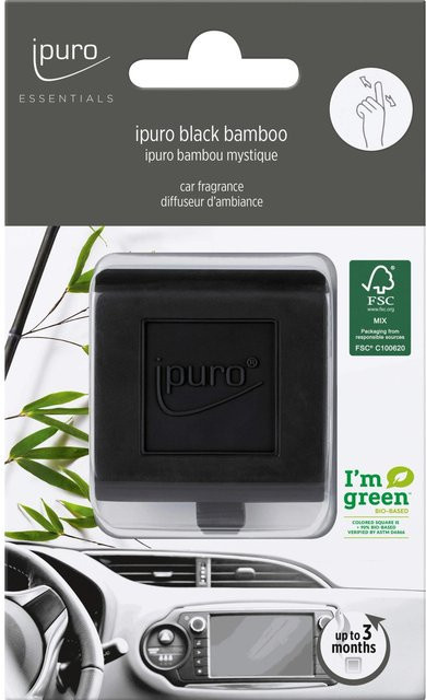 ipuro Autoduft Essentials Black Bamboo Hellgrün 1 ml - Bild 1