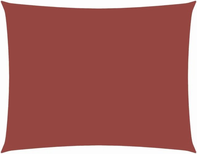 vidaXL Sonnensegel aus PU-beschichtetem Oxford-Gewebe, rechteckig, Terrakotta-Rot, B: 4,5 m, T: 3,5 m - Bild 1