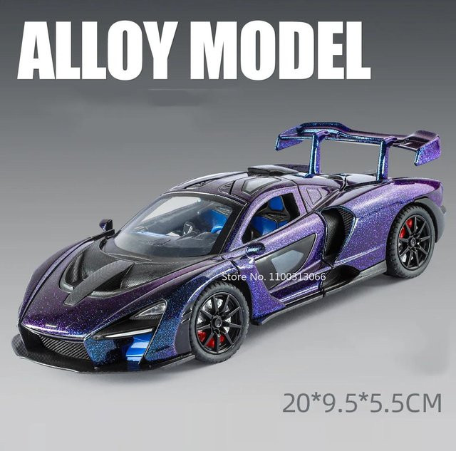 Linyi toy car Senna Evo Sportwagen Spielzeugmodell, 1:24, ab 14 Jahren - Bild 1