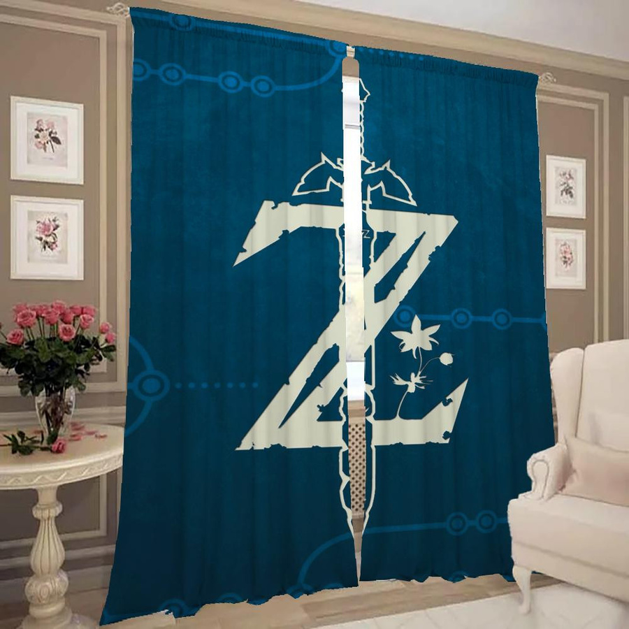 2er-Set Verdunkelungsvorhänge für Küche und Wohnzimmer im modernen Stil, Breite: 50 cm, Höhe: 70 cm - Bild 1